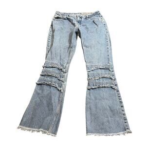 Vintage Y2K Parasuco Jeans Extreme Fit Flare Wide Leg Jeans Size 13,‎ fits US 30